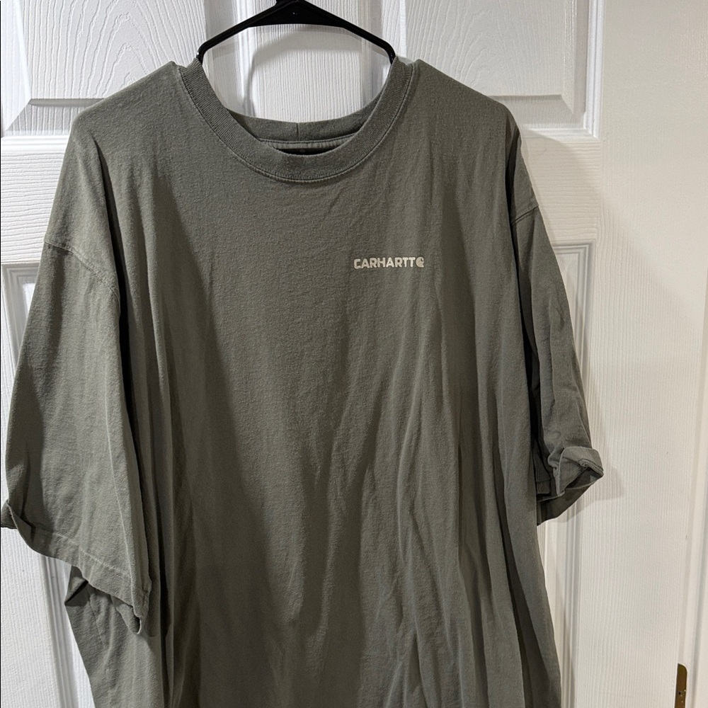 Carhartt Men's Olive Green T-Shirt